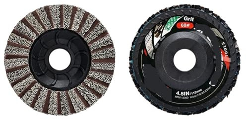 ZSjing Disco lamellare diamantato da 115 mm, Disco lamellare in Ceramica elettrolitica for la molatura di Materiali Naturali, ceramici, compositi, Vetro e Molto Altro.
