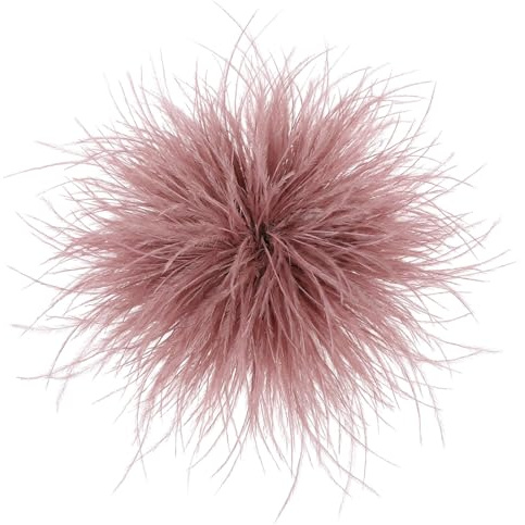 1pc Fluffy Federbrosche zum Anstecken, Elegante Federbrosche, Stylische Broschen für Kleidung - Boho Vintage Hutaccessoire für Damen bei Hochzeit, Party, Fasching
