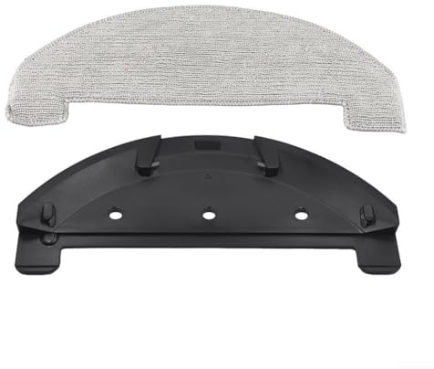 Soporte de fregona robot de repuesto con almohadillas de microfibra para Ultenic D10, Q8max, Lite, pieza automática de depurador de piso, marco de montaje de mopa de plástico, placas de limpieza
