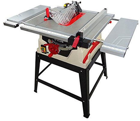 GOWE 10 Woodworking Table Saw 1800w Wood Saw 254mm Electric Circular Saw 1330mm Extend Workbench