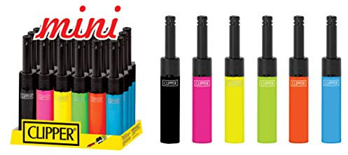 1x Mechero Clipper Mini Tube Shiny Colors (CR20008)