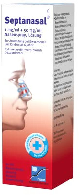 Septanasal Nasenspray: Abschwellendes Spray gegen Schnupfen & Schutz der Nasenschleimhaut für Erwachsene, 10 ml