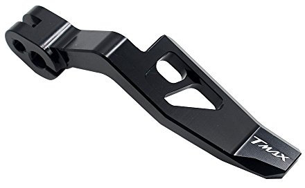 ZHUOWU T MAX Moto Levier de Frein à Main Stationnaires Rear Parking Brake Lever Pour T MAX 530 2012-2017 T-MAX 500 2008-2011 TMAX530DX SX 2017-2019 TMAX 560 /SX/DX/MAX TECH 2020 2021(Noir)