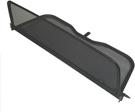 GermanTuningParts Windschott für Volkswagen New Beetle Cabriolet 2003-2012 - Klappbar - mit Schnellverschluss – Schwarz | Windabweiser | Windblocker | Wind Deflector