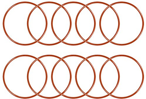 sourcing map 10 Stück O Ringe 48mmx52mmx2mm Dichtungsringe Rund Gummi Dichtung O Ring Seals NBR Unterlegscheibe für Wasserhahn Spülventile Waschbecken Duschablauf Hydraulik Rohrschlauch