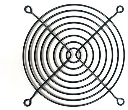 140mm Wire Fan Grill - Black - 10 Pack