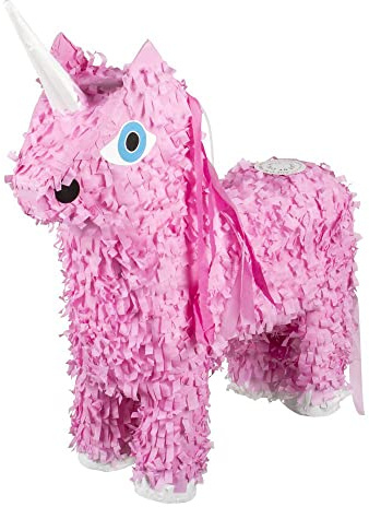 Boland - Pinata Einhorn Cupcake, 47 x 39 x 13 cm | Dekoration und Partyspiel für Geburtstag, Karneval und Märchen Mottoparty