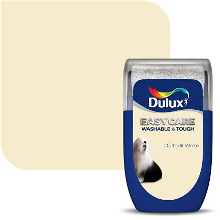Dulux Easycare Washable & Tough Tester Paint, Daffodil White, 30 ml