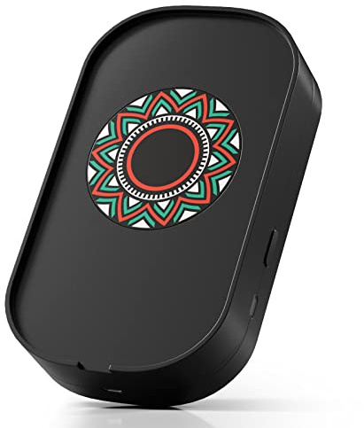BNING Mouse Jiggler Undetectable, Automatic Mouse Mover Device for Computer Laptop Awakening, No Software & Driver with ON/Off Switch Mouse Shaker, Work from Home Must Haves (Black Sun)