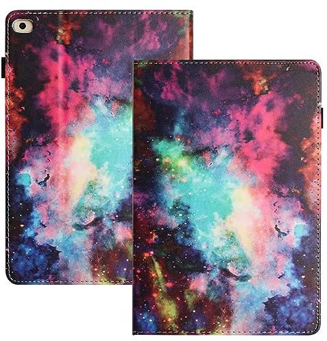 LSPCASA Cover Per iPad 9.7 PU+TPU Custodia Air 2 Sveglia/Sonno Automatico 5 6 Generazioni Cielo Stellato