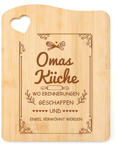 Tulolvae Oma Geschenk Geburtstag, Bambus Schneidebrett | Geschenk für Beste Oma Weihnachten Ostern Muttertag Geburtstag, Weihnachtsgeschenke Geburtstagsgeschenk für OmaVon Enkel