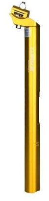 QAINKUN SattelstüTze 350mm Gold Fahrrad Sattelstütze Verdickt Aluminium 28,6mm Faltrad Sattelstütze 27,2mm 31,6mm MTB Sattelstütze Fahrrad Teile SattelstüTzen(Gold 31.6mm)
