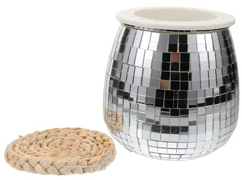 BESPORTBLE Disco Ball Planter Decorative Hanging Flowerpot Unique Plant Holder Oval Spherical Outdoor Party Decor