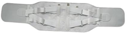 perfk Rückenstützgürtel, Rückenstütze, bequemes Rückenstützband mit Lendenwirbelstütze für Sport, Fitnessstudio, schweres Heben, Arbeiten, Heben, Hocken, Gray L