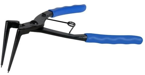 Long Reach Long Nose Pliers, 7.48in 90 Degree Bent Nose Pliers Heavy-duty Cylinder Internal Ring Remover Retaining Circlip Plier for Motorcycles Cars