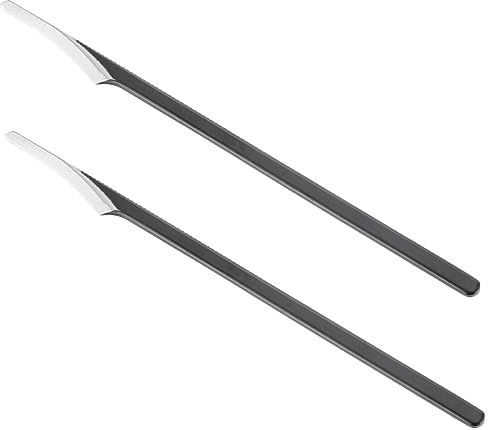 Healeved Raspa Piedi Professionale per Manicure Cuticole, in Acciaio al Tungsteno, Rimuove Calli e Pelle Morta, Set 2 Pezzi per Casa e Salone