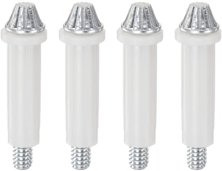 M METERXITY 4-Pack Pivot De Porte Pliante Inférieur Longueur 1.97Pouce/50mm | Pièces De Rechange De Quincaillerie Pour Porte Pliante De Placard