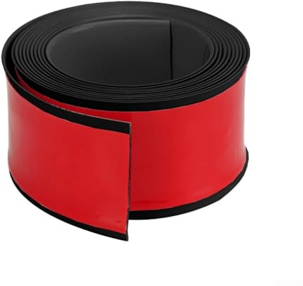 Gdfnmogo Plinthe murale flexible en PVC pour décoration d'intérieur et décoration d'intérieur - 5 m x 5,4 cm - Noir