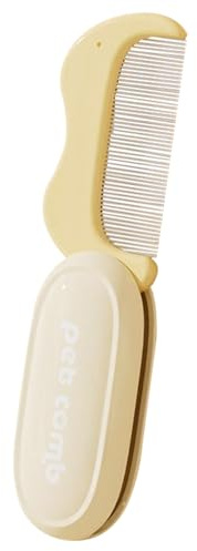 Hqunjikp Hundepflegebürste – Langhaar-Hundebürste Katzenpflegekamm – Faltbarer Kamm Reinigungswerkzeuge Groomer zum Enthaaren, Entfilzen, Unterwolle, kurzes langes Haar, Kätzchen, Welpen, Baden