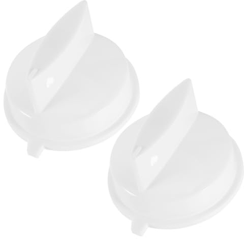 BESPORTBLE 2 piezas Botones de Repuesto para Microondas de Unidades Perillas de Plástico para Control de Temporizador y Potencia Compatibles Mayoría de Hornos Microondas Fáciles de Instalar