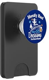 Mostly Bad Decisions Switzerland Spring Break PopSockets PopWallet for MagSafe