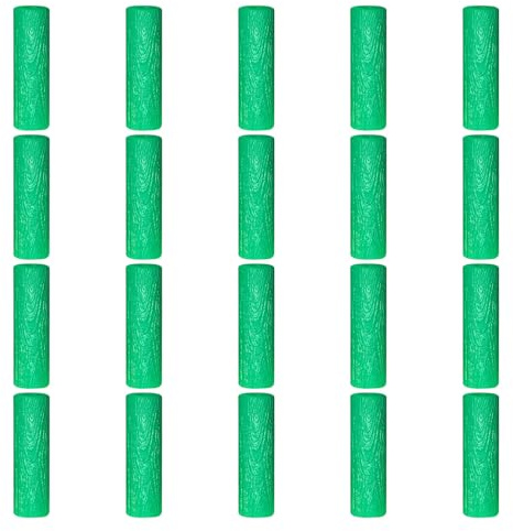 Ruvan 20 Piezas Alineadores Chewies, Alineadoras Asiento, Alineadores Dentales Invisibles Para Bandejas De Masticadores, Masticables Reutilizables, Para Bandejas Chewies Invisalign, Verde