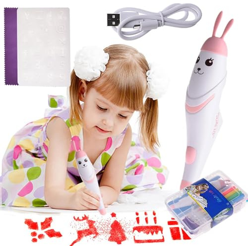 Genérico Pluma pulverizadora de pintura de aire | Kit para hacer aerógrafos para niños,Bolígrafos de acuarela con aerógrafo recargables para niños de más de 3 años para graffiti de niño y niña
