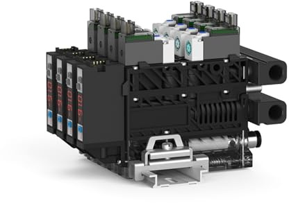 4-pack SZKP integrerad vakuumgeneratorpumpsenhet med ventilation och tryckdetektering.(SZKP-466-SD-D04)