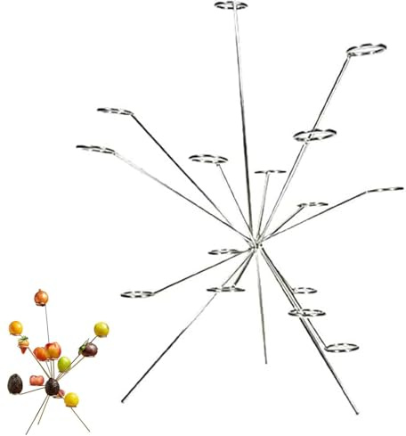 Explodierende Obstschale, kunstvolle 360° schwebende Obstpräsentation, Feuerwerk auf dem Esstisch, kreativer Obstständer aus Edelstahl, abgestufter Obstständer für die Küche, Lüftungsgitter (B)
