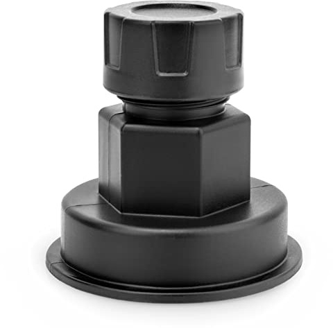 DEWALT DXVA25-1213 Vacuum Hose Adaptor, Compatible with DXV08S DXV09P DXV09PA DXV10P DXV10PL DXV10S DXV10SA DXV10SB DXV12P DXV14P DXV16P DXV16PA DXV16S, Black