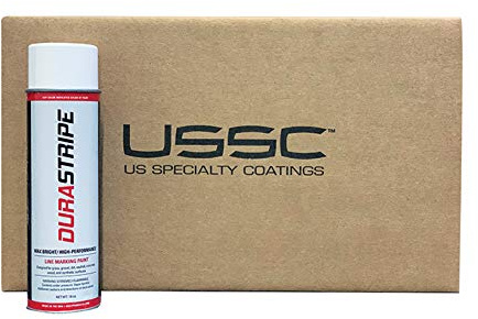 DuraStripe White (2 Pack Case) 24-18oz Cans of Athletic Field Marking Paint. The Brightest, Most Durable line Marking Paint Available!