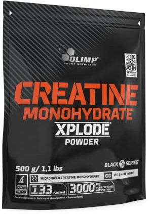 Olimp Creatine Monohydrate Xplode Powder 500 g - Zitrone - Creatine Monohydrate Pulver - Booster pre Workout