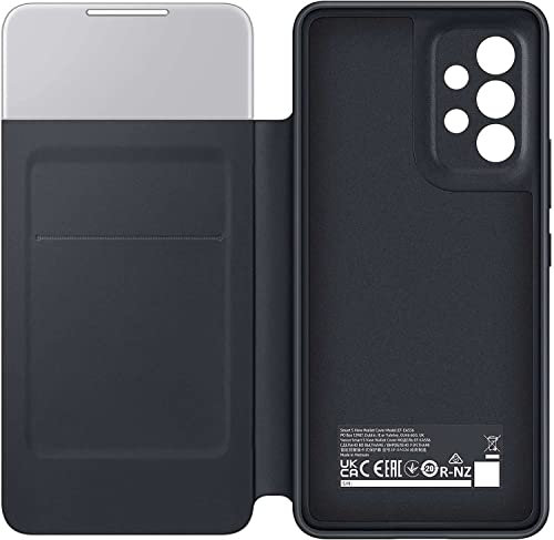 Samsung S View Wallet Cover EF-EA536 für das Galaxy A53 5G | Flip Cover, Handy-Hülle,stoßfest, Schutz Case, Black - 6,5 Zoll