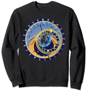 Astronomische Uhr Astronomie Prag Astronomische Uhr Sweatshirt