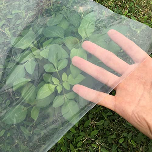 GYUEZX Film de Protection pour Serre,3x6m Film de Serre Jardin Tunnel Bâche Polyéthylène Anti-UV Antigel Transparent pour Agriculture Légumes Fruits Fleurs Semis Plantation,Bâche de Protection
