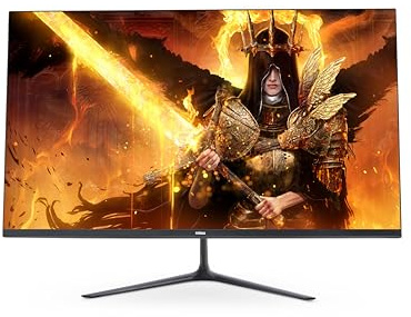 Nilox Monitor 27 Pulgadas, FullHD con Marco Minimizado y Perfil Ultra Delgado, Frcuencia 75Hz, Tiempo de Respuesta 1ms, Conectividad HDMI, VGA y DP