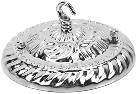 DOITOOL Deckenleuchterplatte Lampensockel Mit Lampenhaken Aus Metall Langlebiges Metall Lichtzubehör Für Hängelampen Laternen Blumenkörbe Universell Für Wohnraum