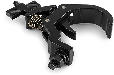 beamz BSC50B Self-Locking Lighting Clamp, 50kg Capacity - Durable Black Clamp for Pole, Tube, and Trussing System Secure Mounting, Lighting Clamps, Truss Clamps, Clamp, Clamp For Trussing