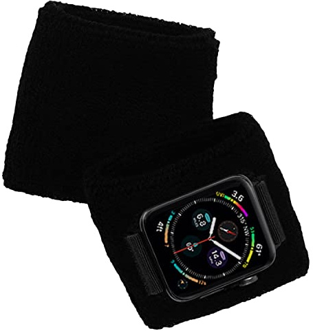 JEMACHE Unisex Sport Sweatband Wrist/Ankle Band Compatible with Apple Watch 49/46/45/44mm, 42/41/40mm iWatch Series 11 10 9 8 7 6 5 4, SE Ultra 3 2 1