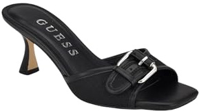 GUESS Dista sandal för damer med klack, Svart 002, 37.5 EU