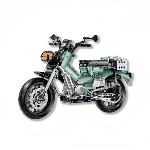 JVAVNE Technik Rennen Motorrad Bausteine Set, 1:8 Motorrad, Superbike Spielzeug für Erwachsene Jugendliche, Sammlerstück Supermotorrad Klemmbausteine Modell Bausatz Geschenk Decor, 628 Teile