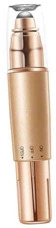 FOMIYES 2 Stk Augen massage gerät Mini-Augenmassagegerät Augenmassagegerät für Augenringe anti aging skincare hautpflege Elektrisches Augenmassagegerät Anti-Aging-Augenmassagegerät Golden