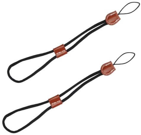 IKOPFLN Cinghie da Polso Fotocamera con - Laccio Fotocamera Compatibile con DSLR/SLR - Tracolla per fotocamera in vera pelle per Massima Resistenza e Sicurezza, Adatta a Diverse Fotocamere