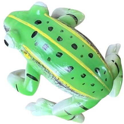 BESPORTBLE Blumentopfstatue Frösche Für Die Gartendekoration Froschskulptur Simulation Frosch Ornamente Kleine Kleine Frösche Gartenfrosch Mikrolandschaftsfrösche Frösche Green Harz