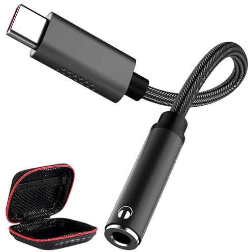 ACAGET Type c to Headphones Jack Adapter for Samsung Galaxy A16 A17 A37 A56 | USB C to 3.5mm Jack Earphone Adaptor Aux Audio Adapter Connector for Samsung S26 S25 Ultra for iPhone 17 Air 16e 16 15Pro Max