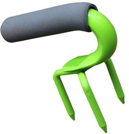 Outil de griffe de jardin portable professionnel résistant à la rouille avec dents triangulaires améliorant le drainage pour la santé des racines des plantes, outil de griffe de jardin avec prise en