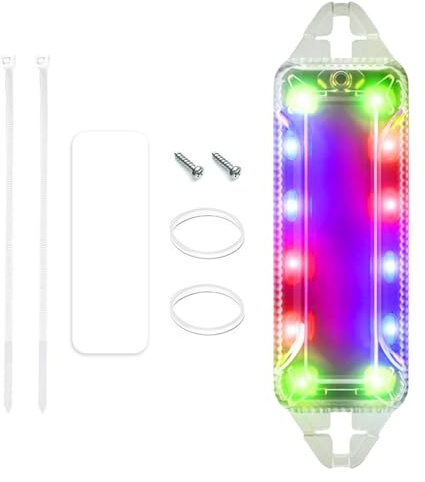 Luce Stroboscopica Impermeabile Anticolisione Lampeggiante Di Sicurezza