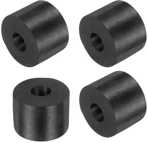QUARKZMAN 4pcs Entretoises en Caoutchouc, Rondelle Plate Rondes Anti-Vibration, Joint Grommets Amortisseur pour Connexions Électriques Réparation Voiture, 50x18x35mm (OD x ID x Hauteur)