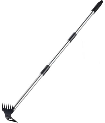 MagiDeal de jardinería, rastrillo para desherbar, Manual, Herramienta para arrancar, Herramienta Manual para desherbar