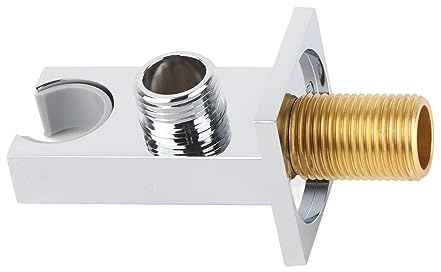 Naroote Soporte de de Salida de Ducha para Manguera, Conector de Pared de Soporte de Cabeza de Latón Duradero, Fácil de Instalar para Ducha de Baño